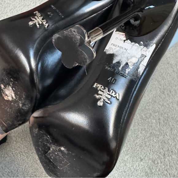 Prada Stiletto Leather Heels - Picture 5 of 9